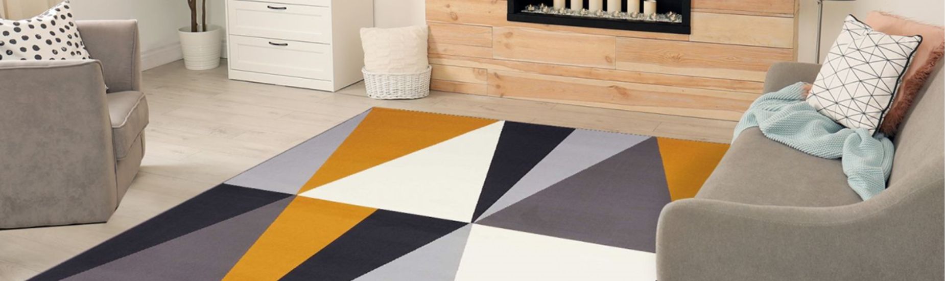 Tapis de salon géométrique moderne tapis de salon multicolore rond